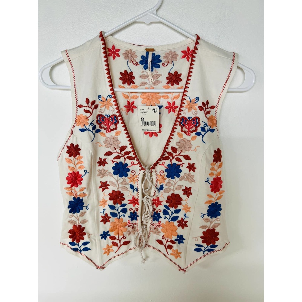Free People In Bloom Tank Ivory Combo - Picture 5 of 9